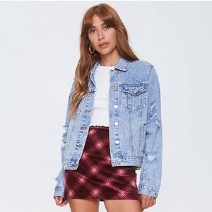 Distressed Denim Jacket